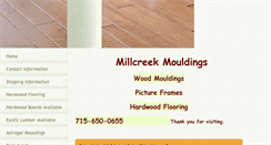 Desktop Screenshot of millcreekmouldings.com